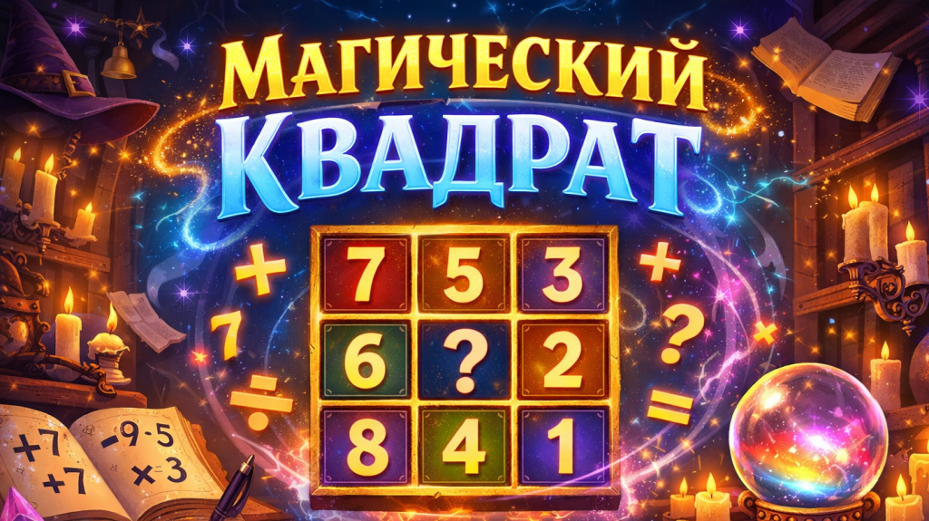 Обложка квеста Магический квадрат ⬛🔮